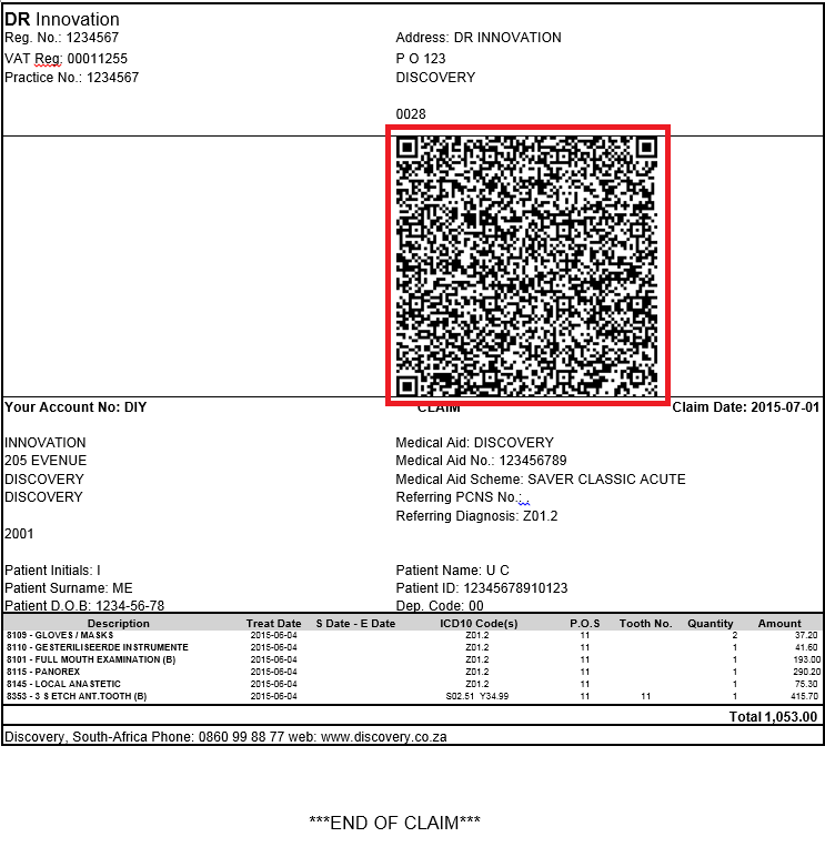 Claim QR code explained - Discovery